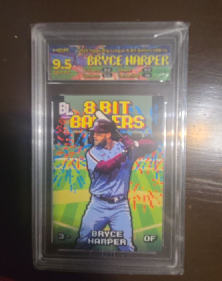2023 Topps Big League 8-Bit Ballers #8B-14 Bryce Harper — front