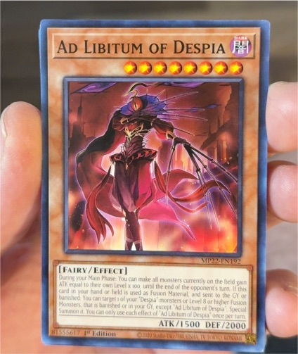 2022 Yu-Gi-Oh! MP22-EN192 Ad Libitum of Despia — front