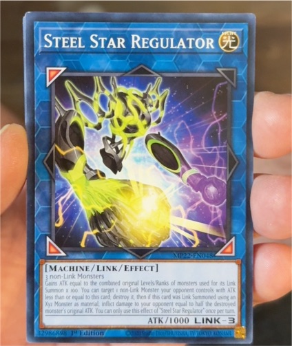 Yu-Gi-Oh! 2022 Blazing Vortex #BLVO-EN085 Steel Star Regulator — front