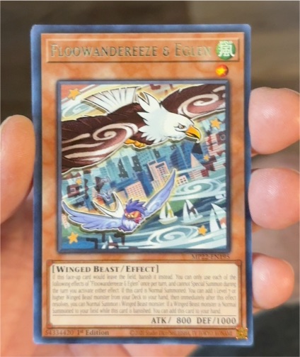 2022 Yugioh MP22-EN195 Floowandereeze & Eglen — front