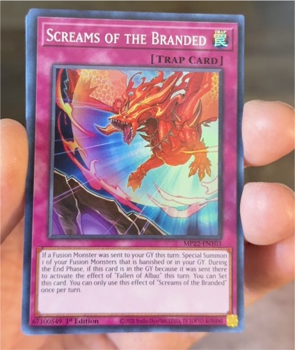 Yu-Gi-Oh! 2022 Tin of the Pharaoh's Gods MP22-EN103 Screams of the Branded — front