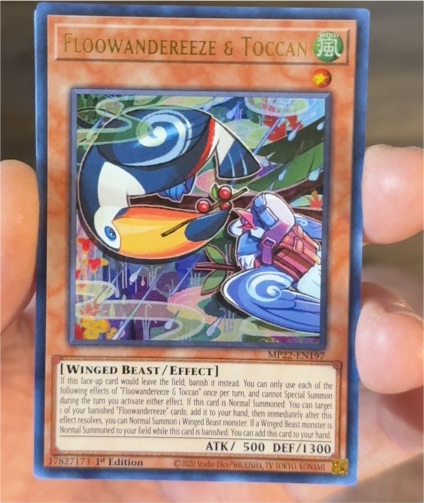 2020 Yu-Gi-Oh! MP22-EN197 Floowandereeze & Toccan — front