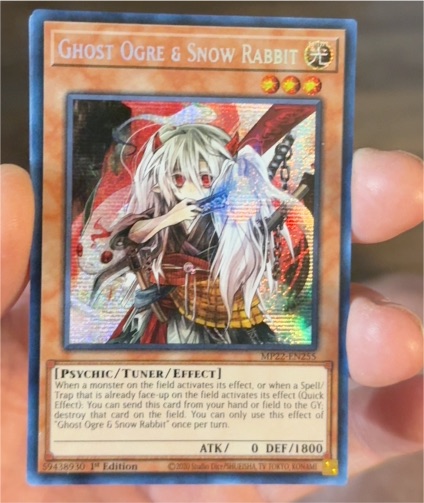Yu-Gi-Oh! MP22-EN255 Ghost Ogre & Snow Rabbit — front