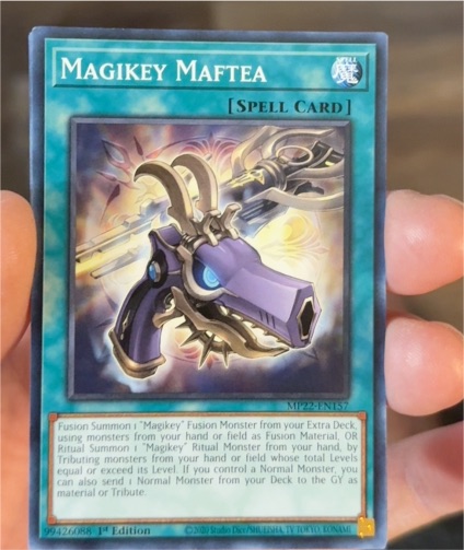 2022 Yu-Gi-Oh! MP22-EN157 Magikey Maftea — front