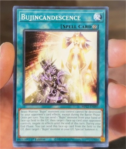 2022 Yu-Gi-Oh! MP22-EN097 Bujincandescence — front