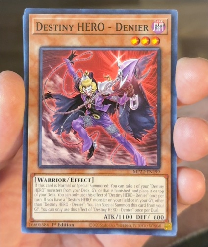 Yu-Gi-Oh! MP22-EN199 Destiny HERO - Denier — front