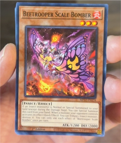 2022 Yu-Gi-Oh! MP22-EN174 Beetrooper Scale Bomber — front