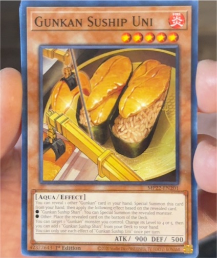 2022 Yu-Gi-Oh! Burst of Destiny #BODE-EN022 Gunkan Suship Uni — front