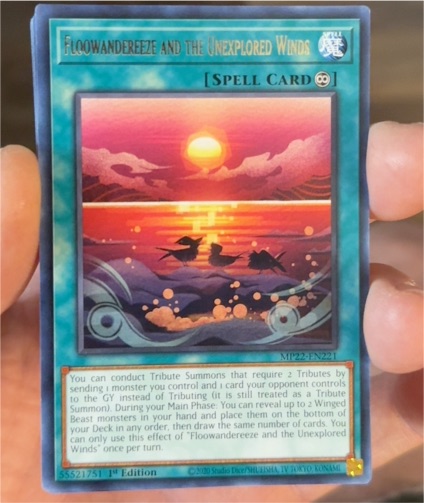 2022 Yu-Gi-Oh! MP22-EN221 Floowandereeze and the Unexplored Winds — front