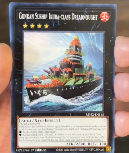 2023 Yu-Gi-Oh! MP22-EN148 Gunkan Suship Ikura-class Dreadnought — front