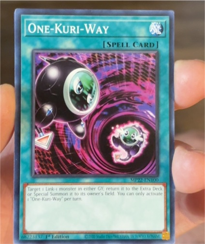 2022 Yu-Gi-Oh! MP22-EN100 One-Kuri-Way — front