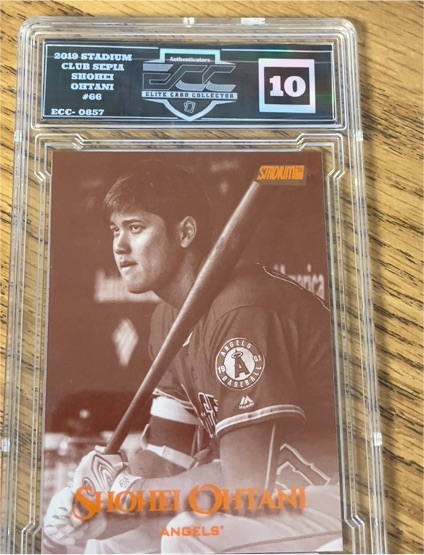 2019 Topps Stadium Club Sepia #66 Shohei Ohtani — front
