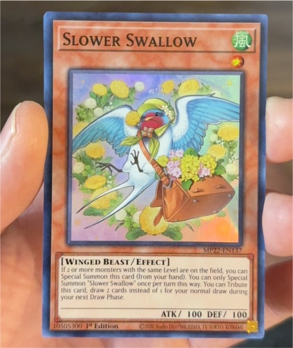 2022 Yu-Gi-Oh! MP22-EN137 Slower Swallow — front