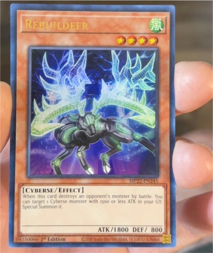 2020 Yu-Gi-Oh! MP22-EN245 Rebuildeer — front