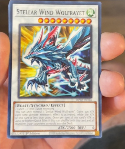 Yu-Gi-Oh! DAMA-EN041 Stellar Wind Wolfrayet — front