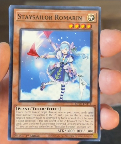 Yu-Gi-Oh! 2022 MP22-EN111 Staysailor Romarin — front