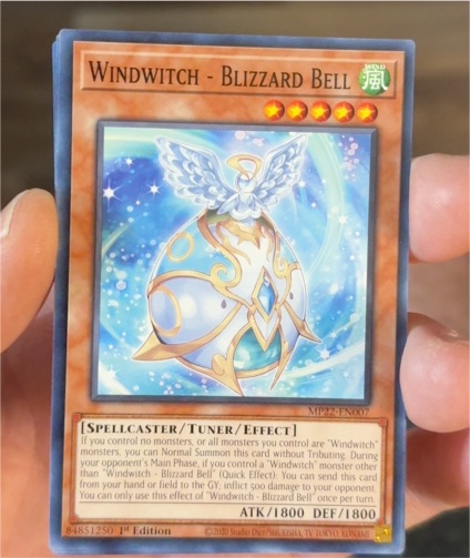 2022 Yu-Gi-Oh! MP22-EN007 Windwitch - Blizzard Bell — front