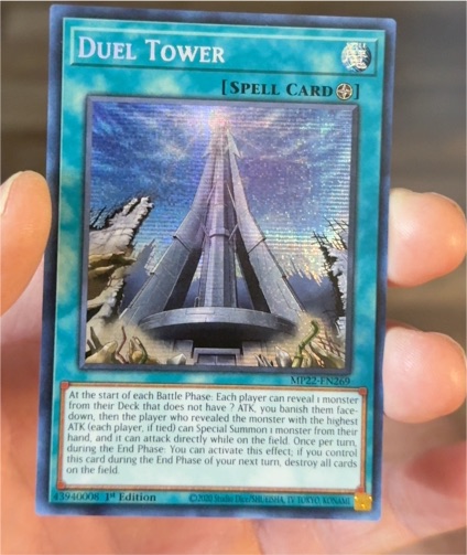 2022 Yu-Gi-Oh! MP22-EN269 Duel Tower — front