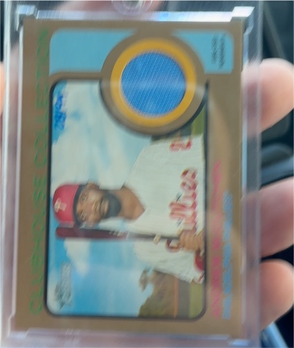 2022 Topps Heritage Clubhouse Collection Relics #CC-RD Rafael Devers — front