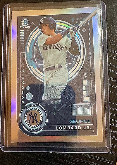 2024 Bowman Chrome #BAI-19 George Lombard Jr. — front