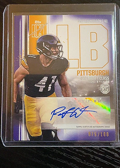 2024 Topps Signature Class #41 Peyton Wilson — front