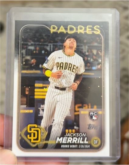 2024 Topps Update Series #US169 Jackson Merrill Rookie Debut — front