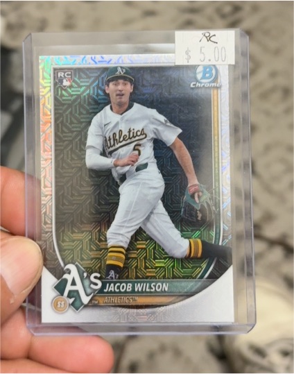 2025 Bowman Chrome #9 Jacob Wilson — front