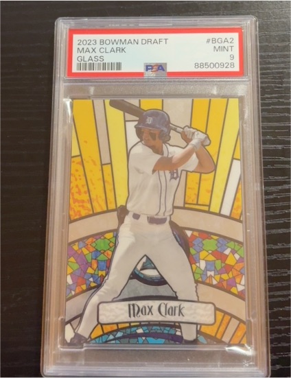 2023 Bowman Draft #BGA-2 Max Clark Glass — front