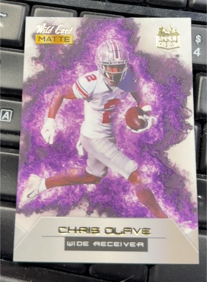2022 Wild Card Matte #RH-7 Chris Olave — front