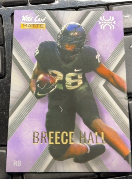 2022 Wild Card Matte X-Plode #MXP-4 Breece Hall — front