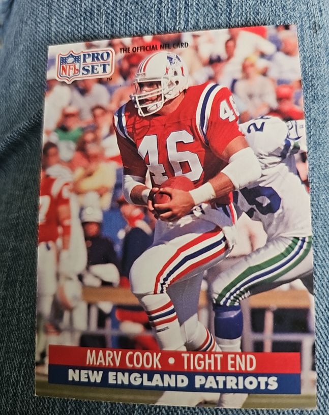 1991 Pro Set #227 Marv Cook — front