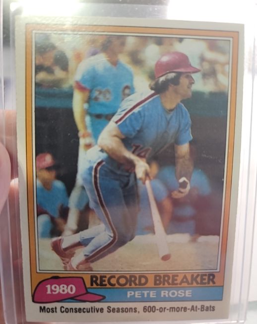 1981 Topps #205 Pete Rose — front