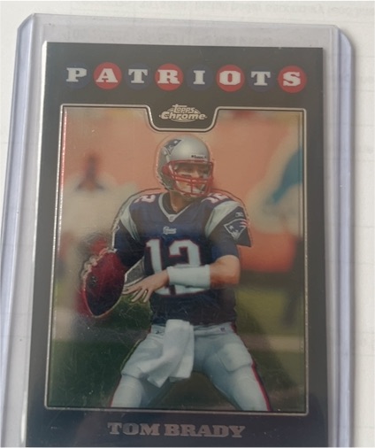 2008 Topps Chrome #TC3 Tom Brady — front