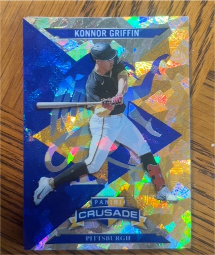2025 Panini Crusade #9 Konnor Griffin — front