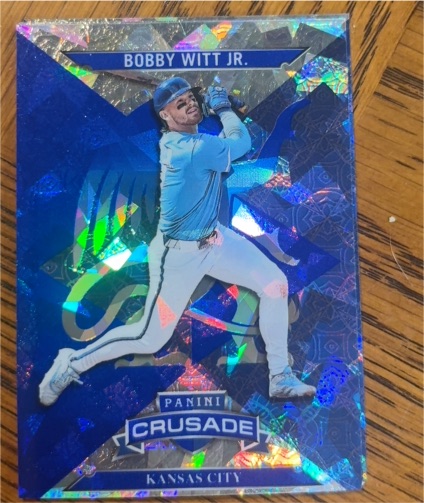2025 Panini Crusade Bobby Witt Jr. — front
