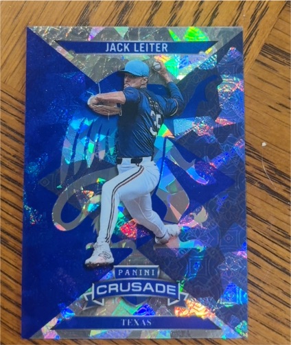 2025 Panini Crusade #68 Jack Leiter — front