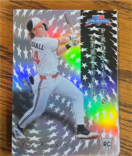 2025 Panini Crusade Certified Prospects RC Luke Kershaw — front