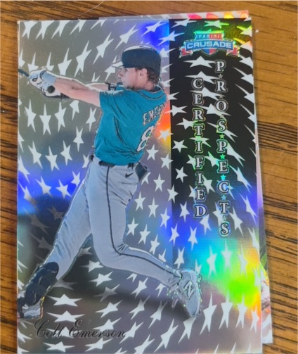 2025 Panini Crusade Certified Prospects #8 Cal Emmerson — front