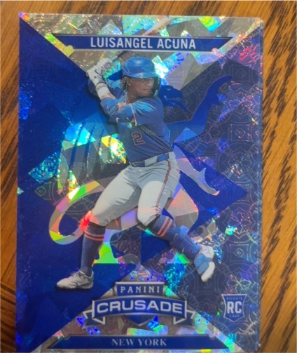 2025 Panini Crusade #42 Luisangel Acuna — front