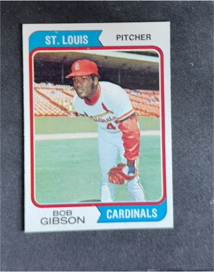 1974 Topps #350 Bob Gibson — front