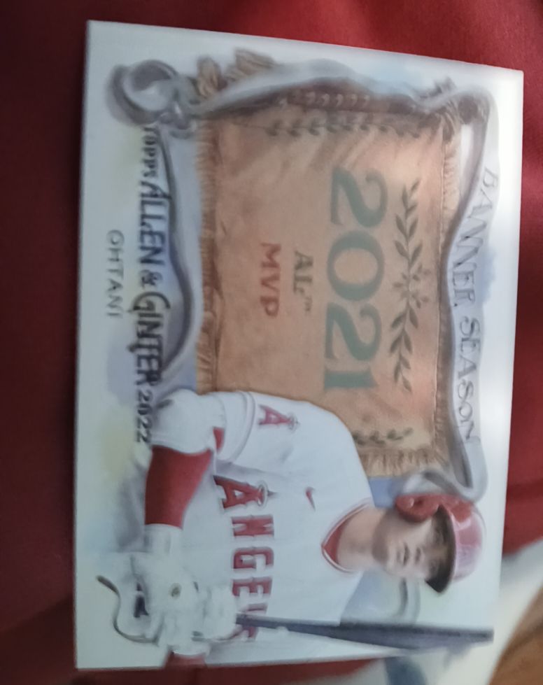 2022 Topps Allen & Ginter #BS-5 Shohei Ohtani Banner Seasons — front