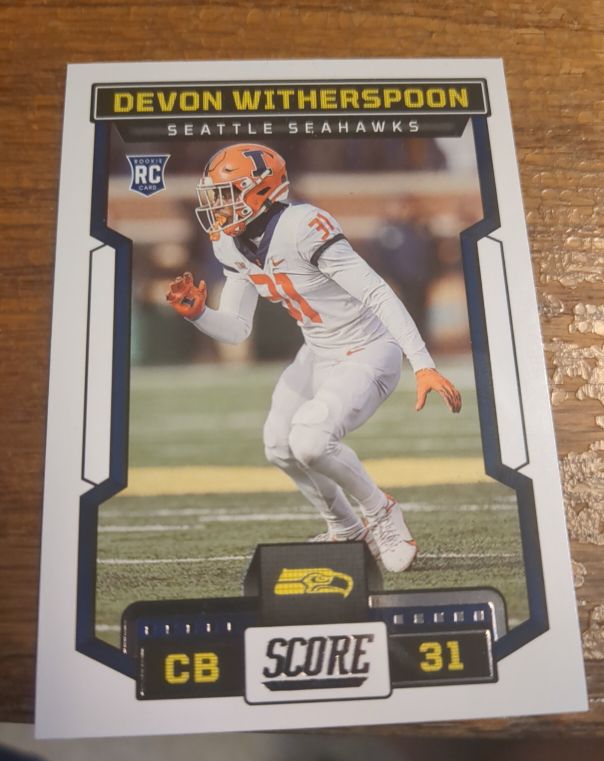 2023 Panini Score #379 Devon Witherspoon — front