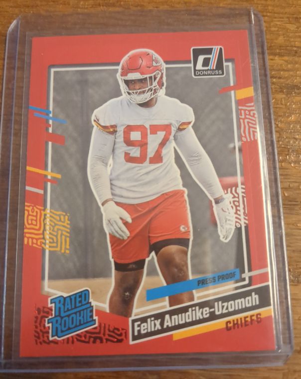 2023 Panini Donruss #349 Felix Anudike-Uzomah — front