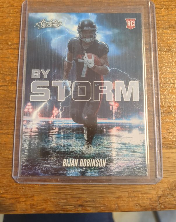 2023 Panini Absolute - By Storm #BST-6 Bijan Robinson — front