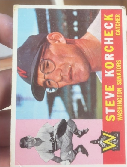 1960 Topps #56 Steve Korcheck — front