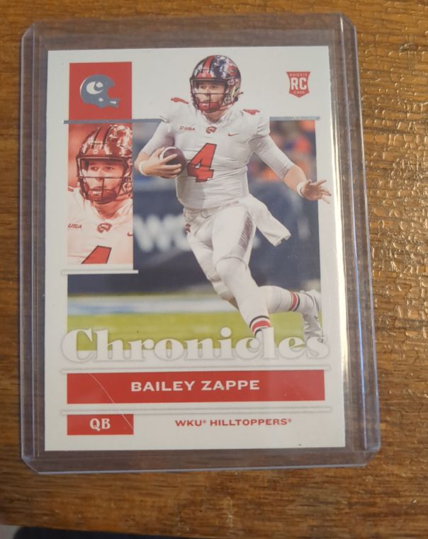 2022 Panini Chronicles Draft Picks #24 Bailey Zappe — front
