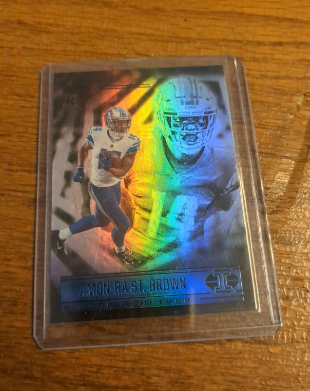 2021 Panini Illusions #86 Amon-Ra St. Brown — front