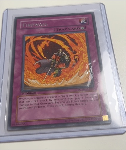 2002 Yu-Gi-Oh! POTD-EN061 Firewall — front
