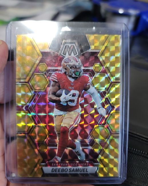 2023 Panini Mosaic #Ep-DS Deebo Samuel Silver Mosaic Prizm 49ers — front
