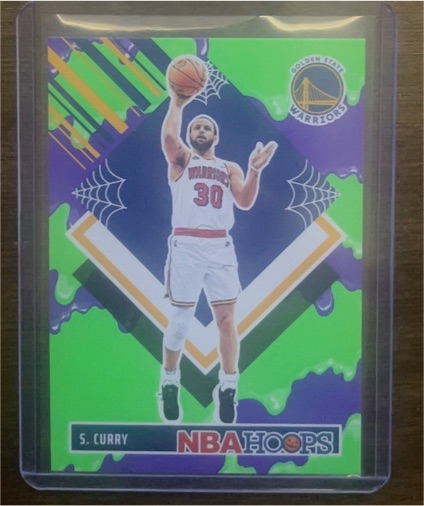 2024-25 Panini NBA Haunted Hoops #283 Stephen Curry Tribute — front